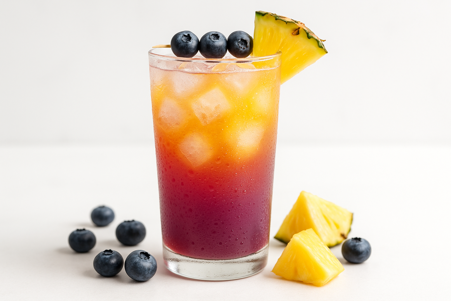 Blueberry Pineapple Probiotic Lemonade