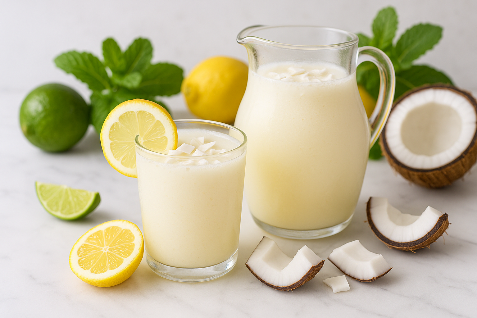 Coconut Citrus Cleanse Lemonade
