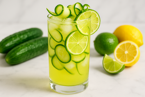 Cucumber Lime Cleanse Lemonade